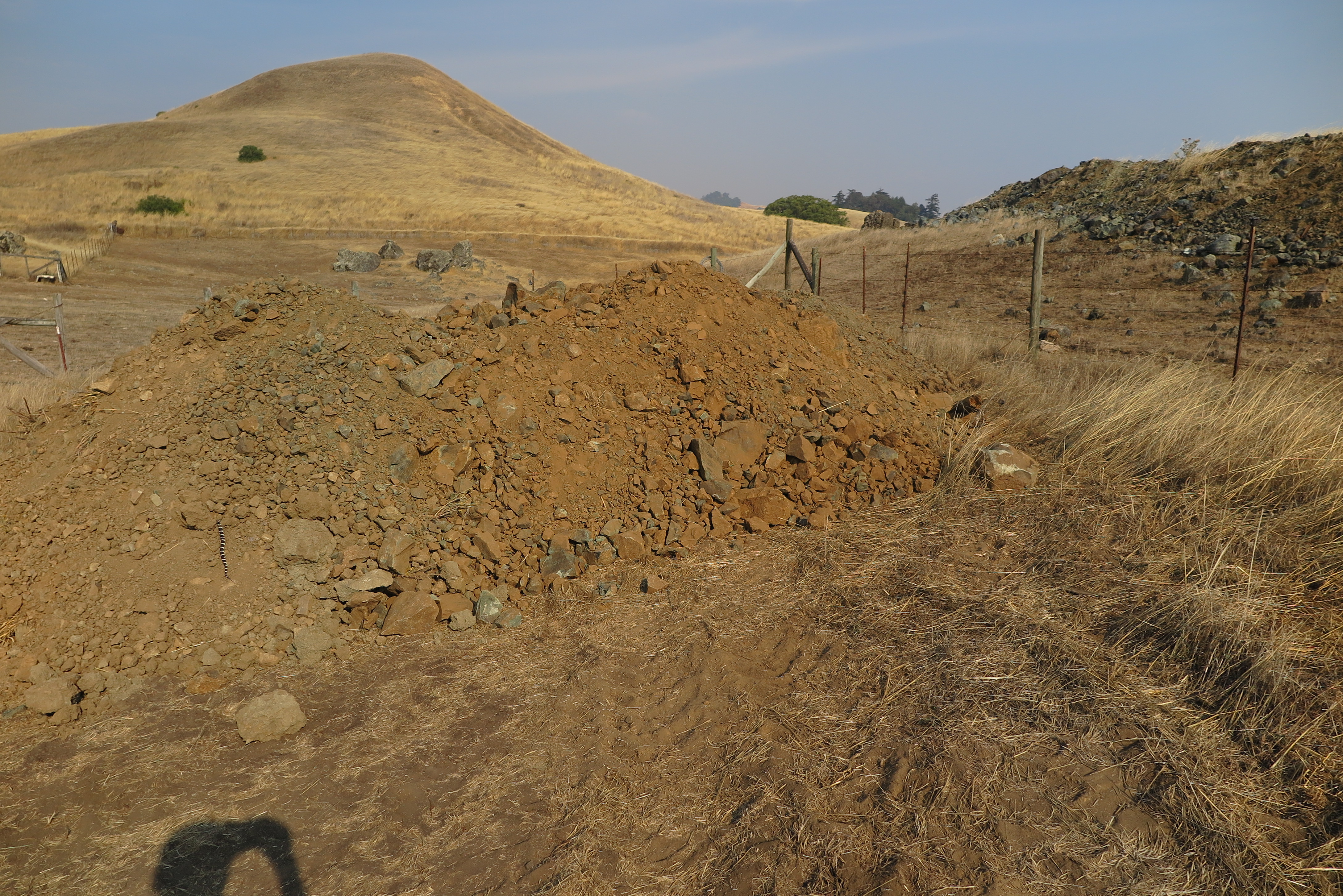 Dirt Removed from Hill