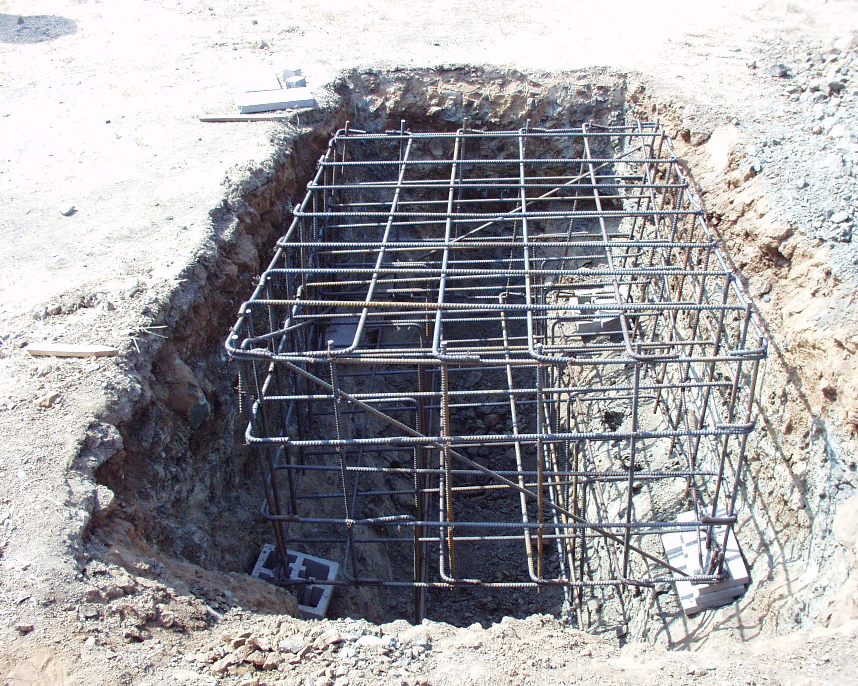 Rebar Cage in Place